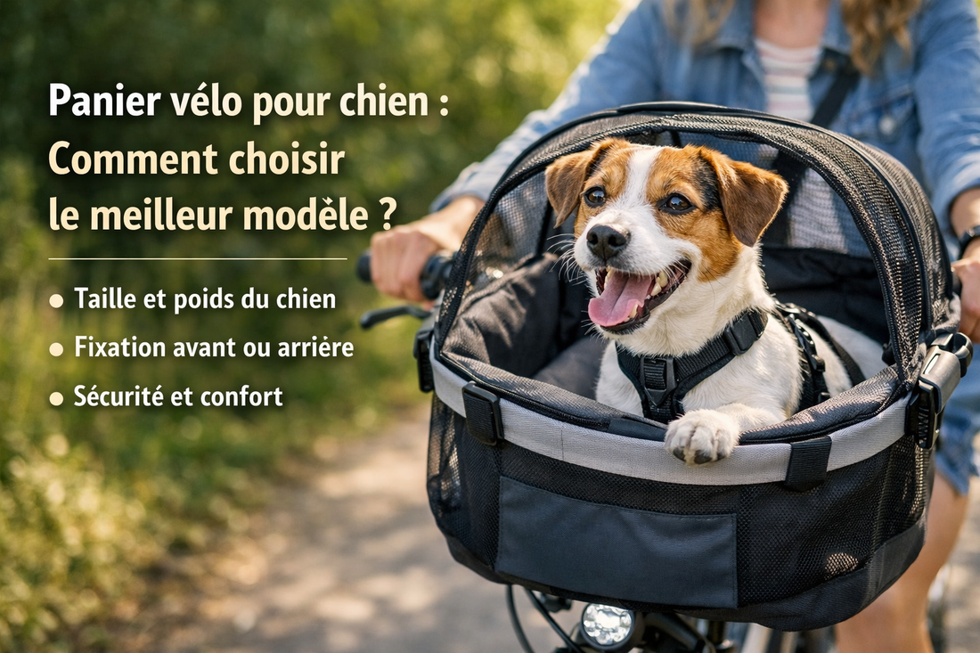 Panier vélo pour chien : comment choisir le meilleur modèle