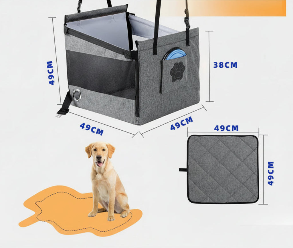 Siège auto pour chien 20kg | Snoopy